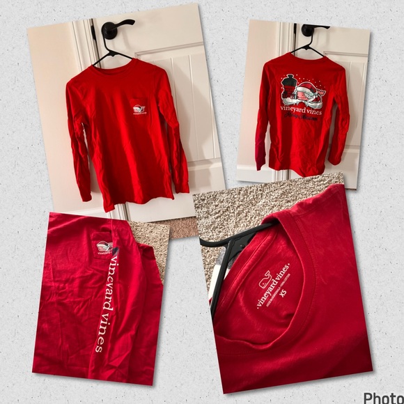 Vineyard Vines Tops - Vineyard Vines Red Long Sleeve Tee